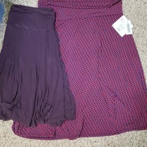2 skirts